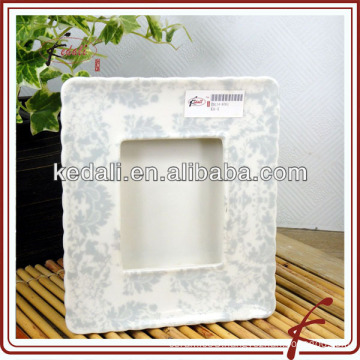 new fashion ceramic photo frame with decal